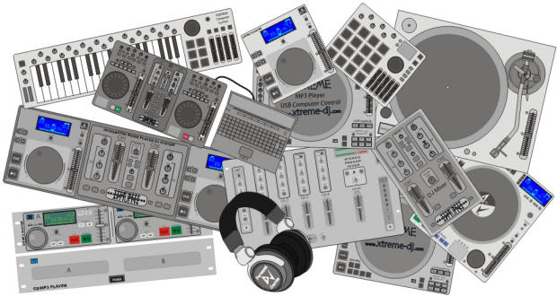 Os equipamentos para DJs