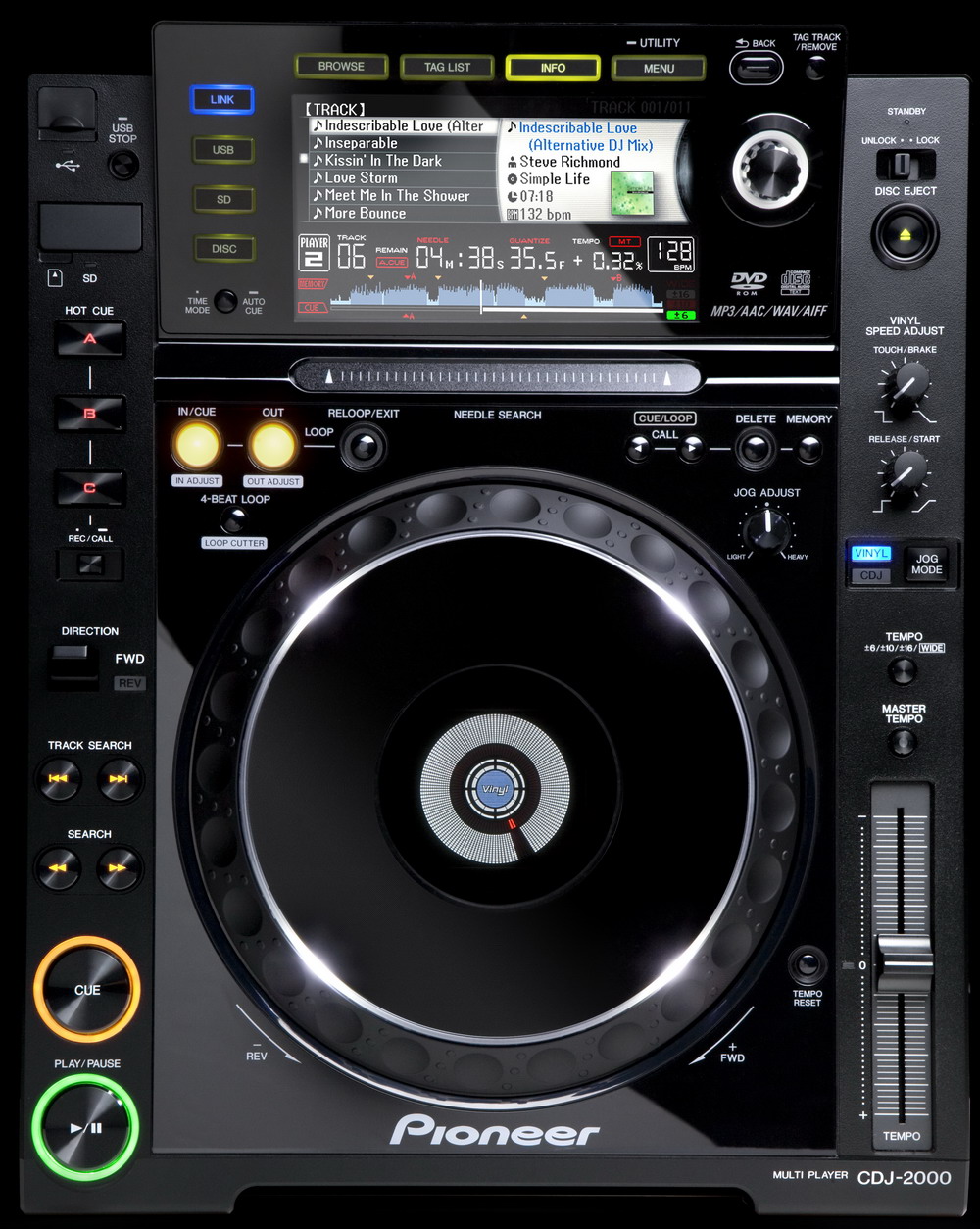 Pioneer CDJ-2000 - Equipamento para DJs