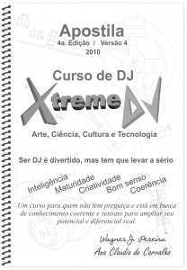 4ª edição da apostila do curso de DJ Xtreme - Capa da apostila