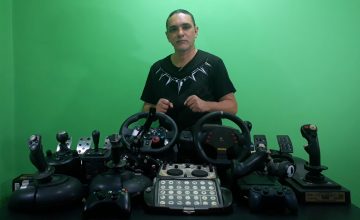 Minha coleção de joysticks / controles para simuladores Minha coleção de joysticks / controles para simuladores de voo e de corridas automobilísticas.